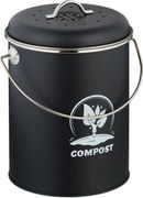 Kompostovacie vedro s filtrom na zápach 5,5l RD51222, čierna