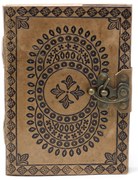 Kožený zápisník - Mandala
