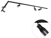 Moderný koľajnicový systém s 5 reflektormi antracitovej farby 1-fázový - Iconic Kohua