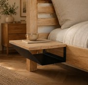 Nočný stolík 33x13x30 indický masív mango Mango natural