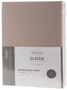 JERSEY PRESTIERADLO 140X200 CM, VÝŠKA 30 CM BÉŽOVÉ