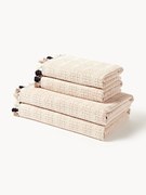 Uteráky z velúru's dekoračnými strapcami Tallulah, 3 ks