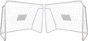 TRENDIE Zostava 2 futbalových bránok 124x96 cm