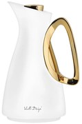 Termoska v bielo-zlatej farbe 1 l Alessia – Vialli Design