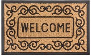 Hanse Home, Rohožka Welcome 105686 – na von aj na doma, 45x75, hnedá, chodba / predsieň