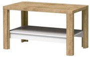 Konferenčný stolík Livia 13 (dub ribbeck + biely lesk). Vlastná spoľahlivá doprava až k Vám domov. 1057869