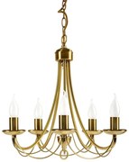 Luster na reťazi MUZA 5xE14/40W/230V