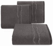 BAVLNENÝ UTERÁK KARIN 30X50 CM TMAVOSIVÁ