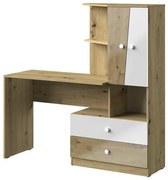 Písací stôl Nero 11  150 – Biely Lesk