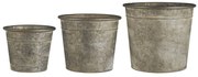 Ib Laursen Plechový obal na kvetiny Urban Garden M