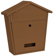 Poštová schránka MODERN A, hnedá (365 x 365 x 133 mm)
