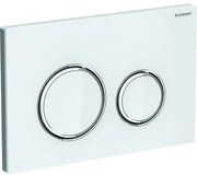 Geberit Sigma21 ovládacie tlačidlo sklo biele 115.884.SI.1