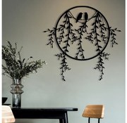 Nástenná dekorácia 45x44 cm konáre kov