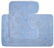 Kúpeľňové predložky set 2 kusov Calla svetlomodré EMI