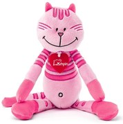 Lumpin Mačka Rosalie, stredná - ružová, 38cm