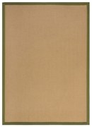 Kusový koberec Herringbone Border Kira Green, 120x170, béžová, chodba / predsieň, Flair Rugs