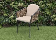 Hliníková ratanová stolička MARBEL