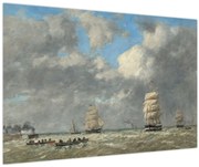 Obraz - Eugène Boudin, Le Havre, reprodukcia (90x60 cm)