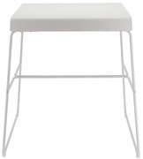 Biely kovový jedálenský stôl 58x75 cm A-Café – Zone