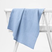 Biante Mušelínová plienka/dečka Nature MSN-039 Nebesky modrá 70x70 cm