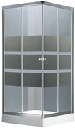 Sprchový kút Natali námestie 80/80/185 LUSTRZ. 5MM