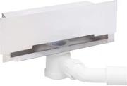 Deante Deante, nerezový odtokový žľab na stenu 30cm plný, sifón H65, oceľová, KOW_003D