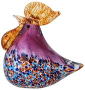 Bloomingville Sklenená dekorácia Livie Pink Glass