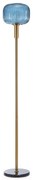 ONLI - Stojacia lampa DOROTY 1xE27/22W/230V modrá/zlatá