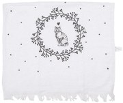 Biely froté kuchynský uterák s mačičkami Lovely Grey Cats - 40*66cm