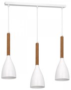 Luster na lanku MUZA NEW 3xE27/60W/230V biela