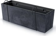 Plastový balkónový kvetináč DUC600EW 58 cm - antracit