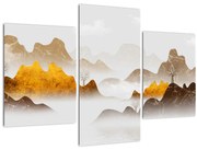 Obraz - Hory v hmle (90x60 cm)
