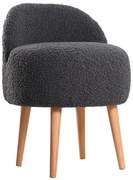 Taburet MIKI, pr. 46 cm, tmavosivý