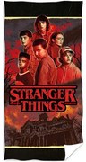 Bavlnená osuška Stranger Things - motív Season 4 - 100% bavlna, froté s gramážou 320 gr./m² - 70 x 140 cm