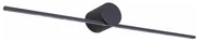 Zuma Line W89949-6W-BK - LED Osvetlenie zrkadla CAMARA LED/6W/230V IP44 čierna ZL0638