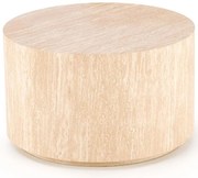 Konferenčný stolík Travertino okrúhly travertín