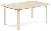 Stôl ELTON, 1200x800x530 mm, laminát - breza, breza