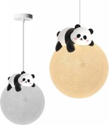 Toolight Toolight, závesné svietidlo PANDA G162-1CP, čierna-biela, OSW-07801