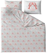 Bavlnené obliečky FRIENDS LOBSTER sivé Rozmer obliečky: 2 ks 60 x 70 cm | 200 x 200 cm
