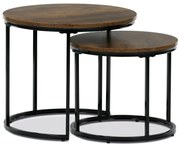 Set 2 konferenčných stolíkov Conmovedor (old style wood). Vlastná spoľahlivá doprava až k Vám domov. 1121145