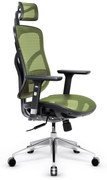 Ergonomické kreslo Diablo V-Basic, čierno-zelené