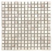 Divero Garth 91 mramorová mozaika krémová 30 x 30 cm 1 m²