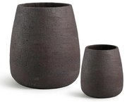 Kvetináč 101640 tmavohnedý 28x30,5 cm