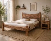 Posteľ 180x200 Rami indický masív palisander Super natural