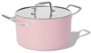 Elmich Nepriľnavý keramický hrniec Vital Ø 24 cm (5L) - ružová