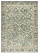 Koberec SOHO 477.27.LA500 OSTA geometrický naturálny zelený / nebeský