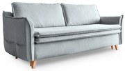 Svetlosivá rozkladacia pohovka 225 cm Charming Charlie – Miuform