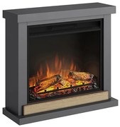 Tagu elektrický krb Hagen Solid Grey, 1500 W, LED