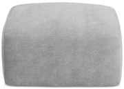 Svetlosivá ženilková podnožka Leila – Makamii