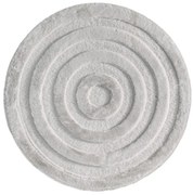 Koberec MOYO CIRCLE strieborný kruh